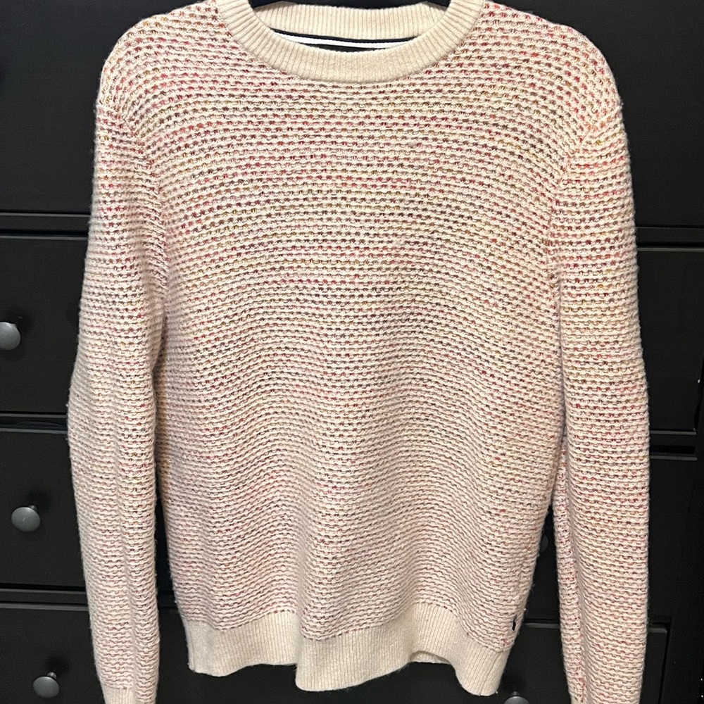 Ted Baker Cream and Pink Knit Sweater